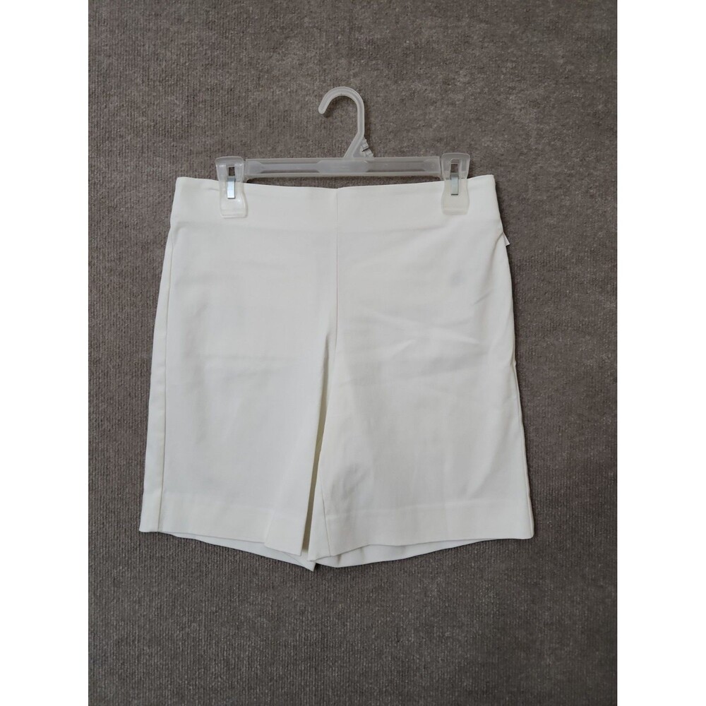 Chicos Perfect Stretch Josie Shorts Womens 00 US 2 White Pull On NWOT